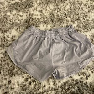 Light Purple Lululemon Hotty Hot Shorts, 2.5 in